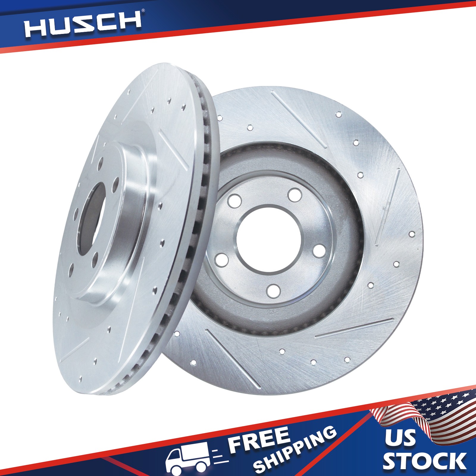 Front DRILLED & SLOTTED Brake Rotors for FORD EDGE LINCOLN MKX FORD EDGE