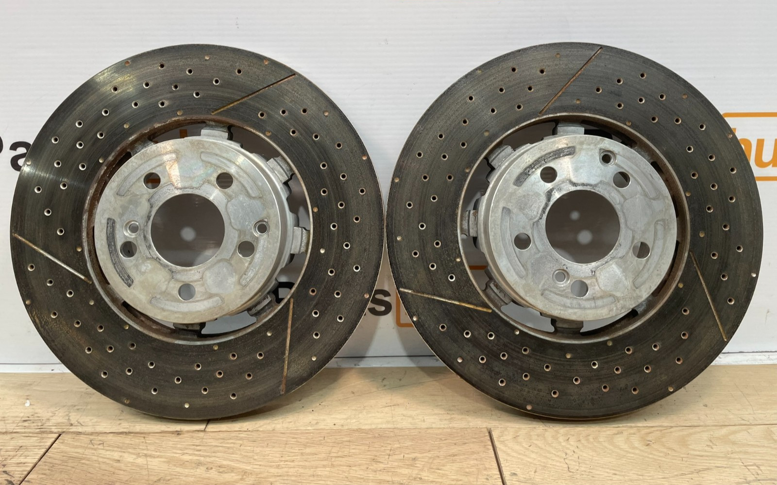 2020 MERCEDES GT 53 AMG W290 OEM FRONT LEFT & RIGHT BREMBO ROTOR SET OF 2
