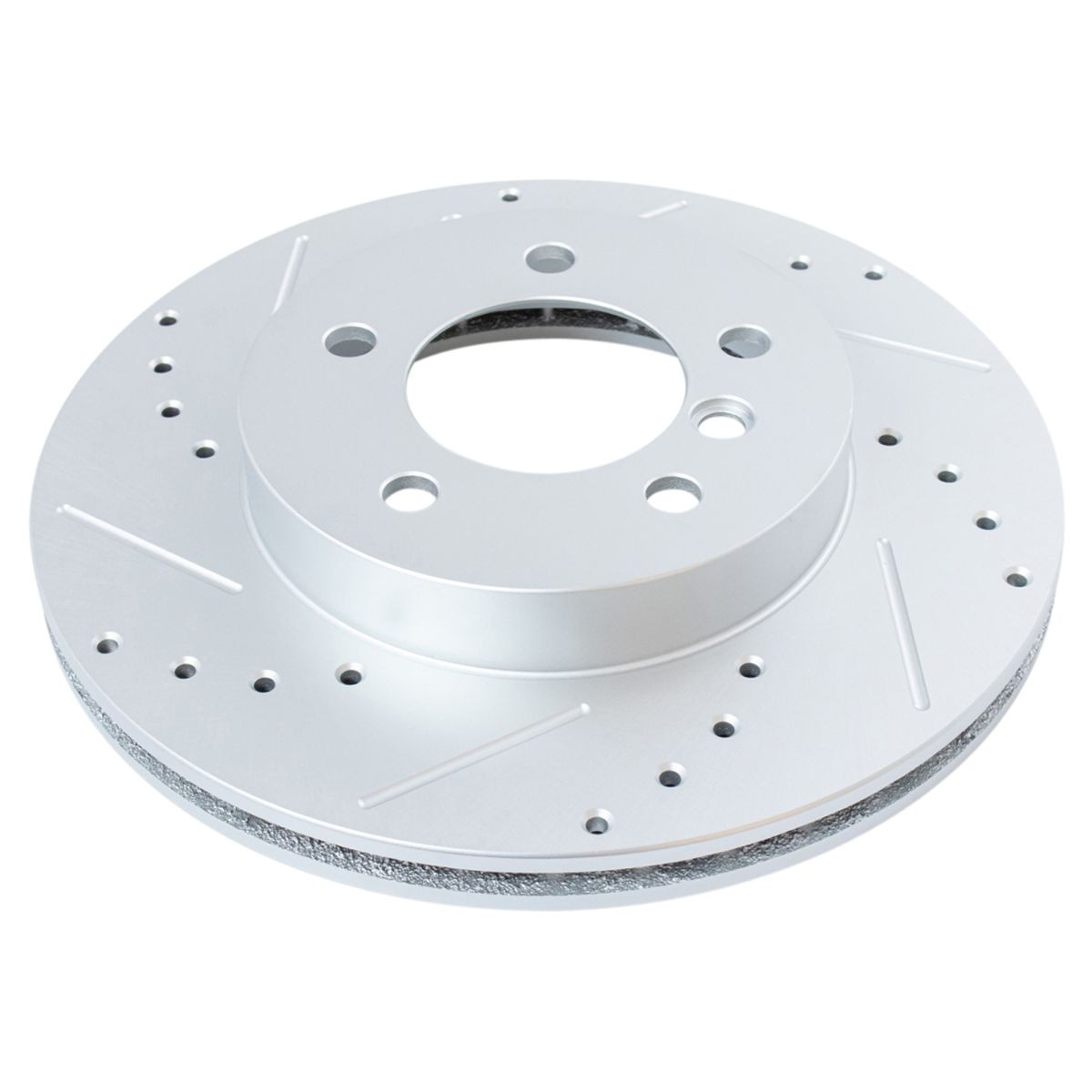 Performance Brake Rotor Drilled & Slotted Zinc Coated Front & Rear Kit
