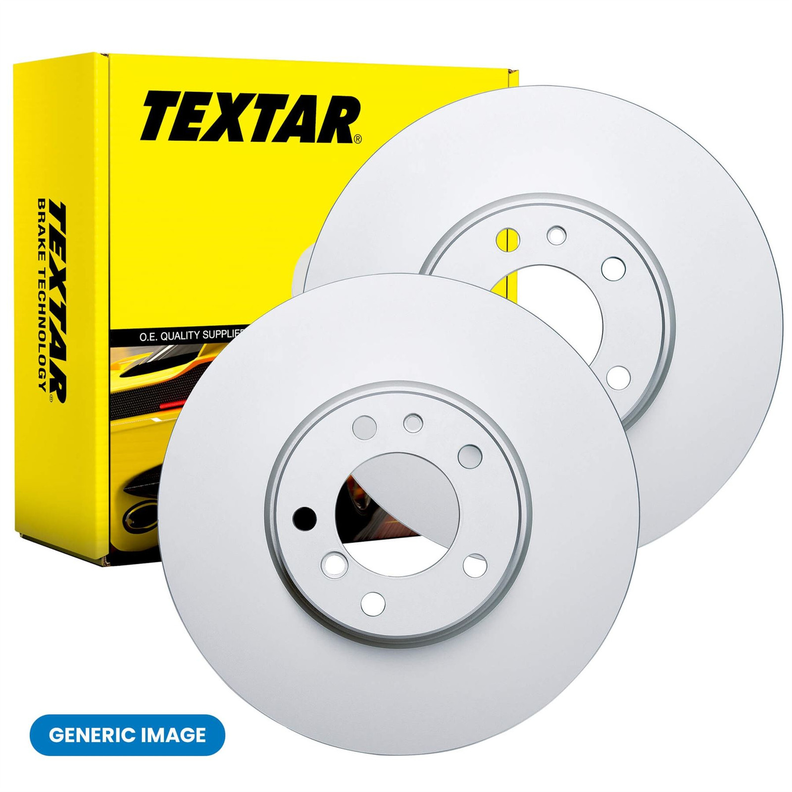 2x Brake Discs Rear Internally Vented Coated For BMW 3 Series X1 TEXTAR 92137905