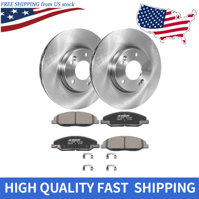Front 316mm Brake Rotors & Ceramic Pads for 2008 2009 2010 – 2014 Cadillac CTS