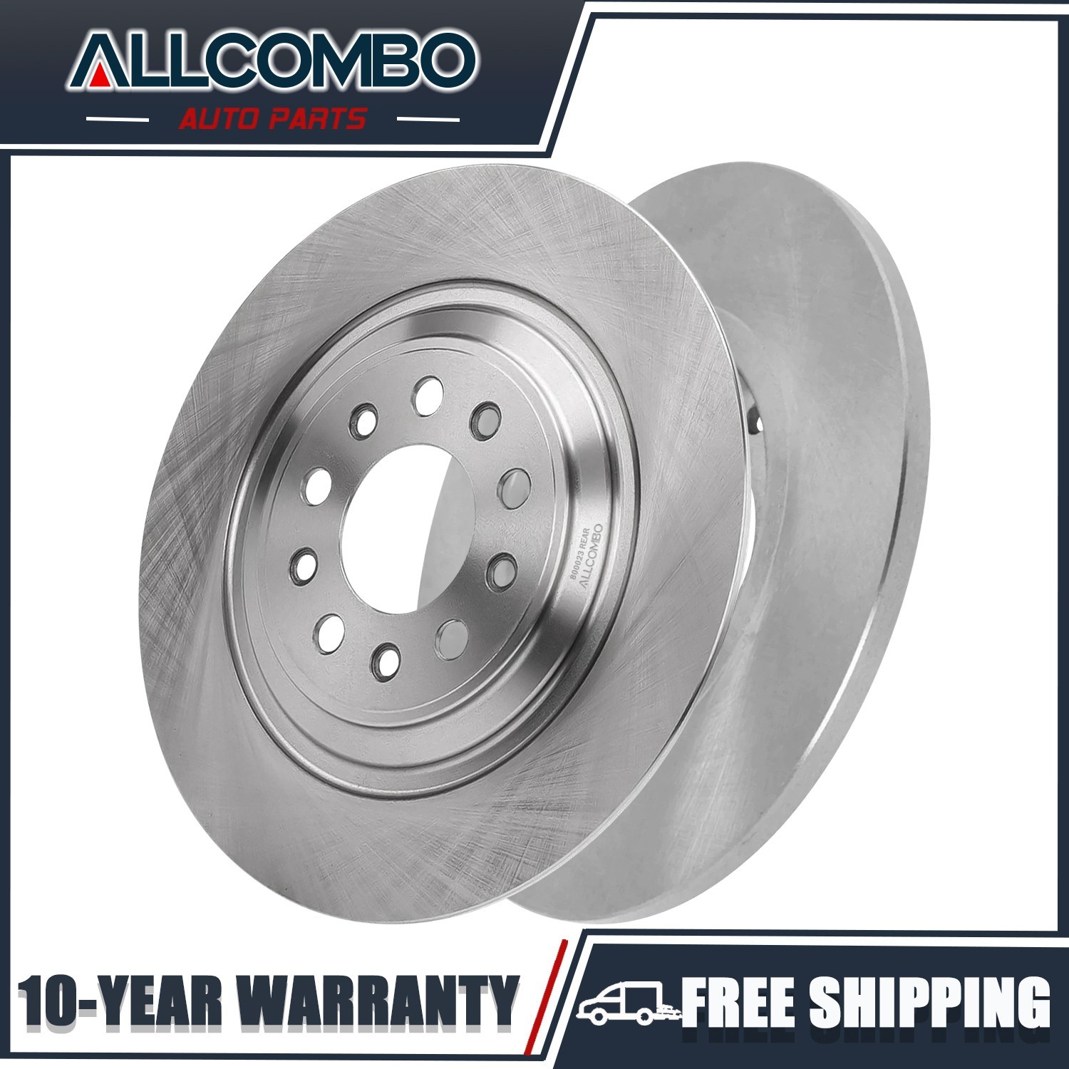 12.60 in Rear Solid Disc Brake Rotors for Jeep Cherokee 2014 2015 2016 – 2023