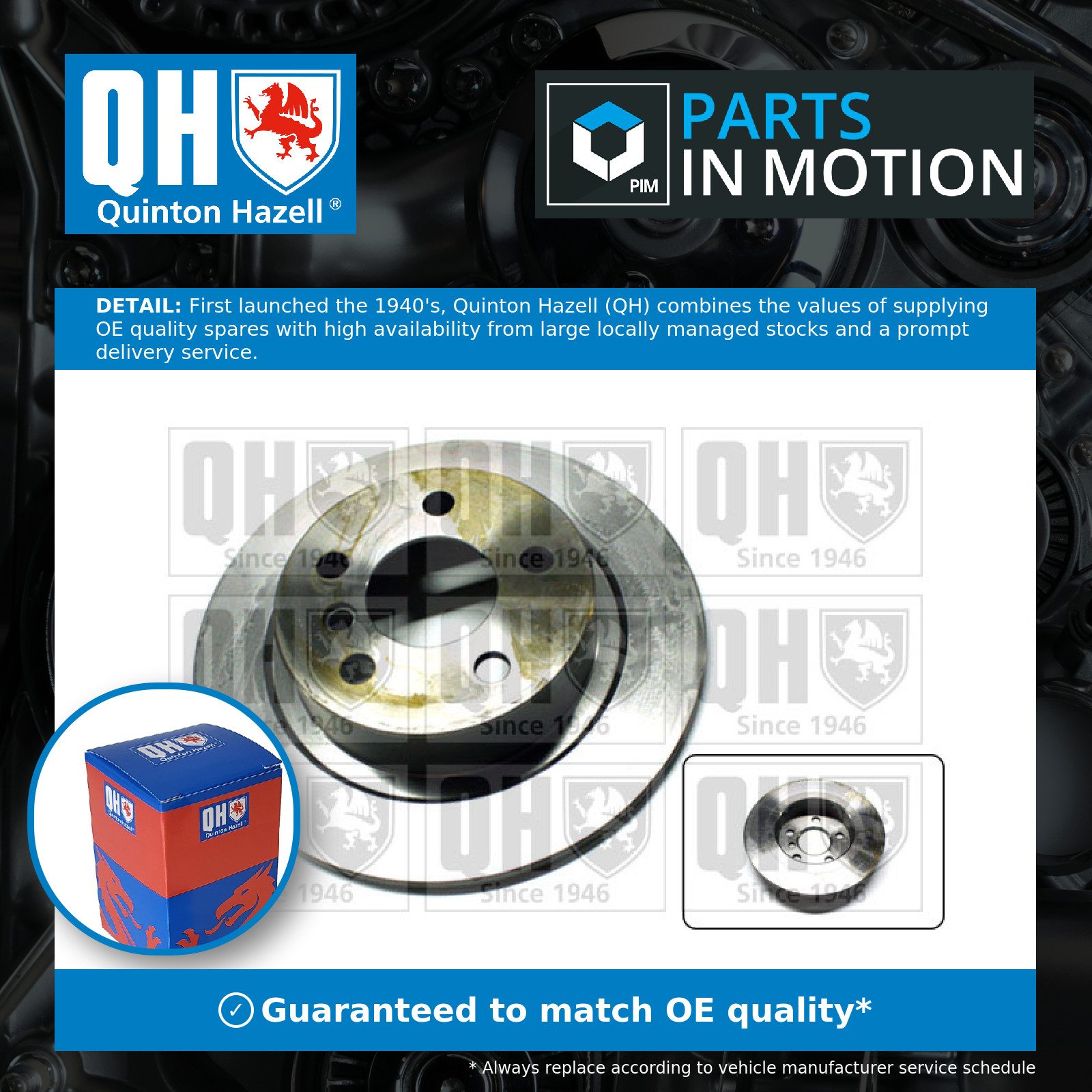 2x Brake Discs Pair Solid fits BMW X1 F48, U11 1.5 Rear 2015 on 280mm Set QH New
