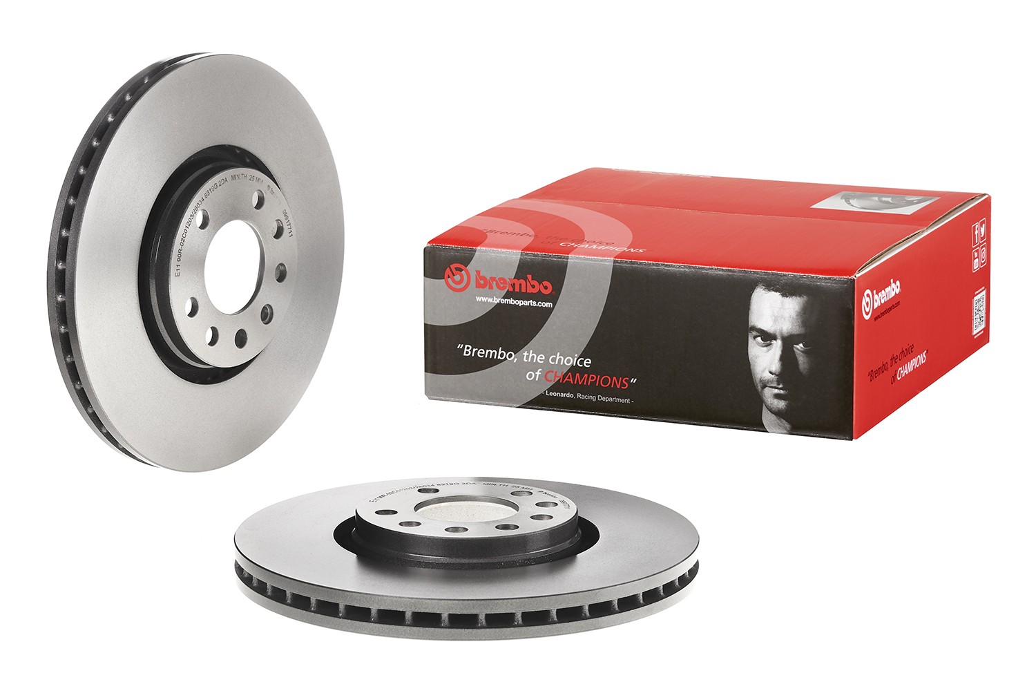 Brembo Front Left or Right UV Coated 314mm Brake Disc Rotor For Saab 9-3 9-3x