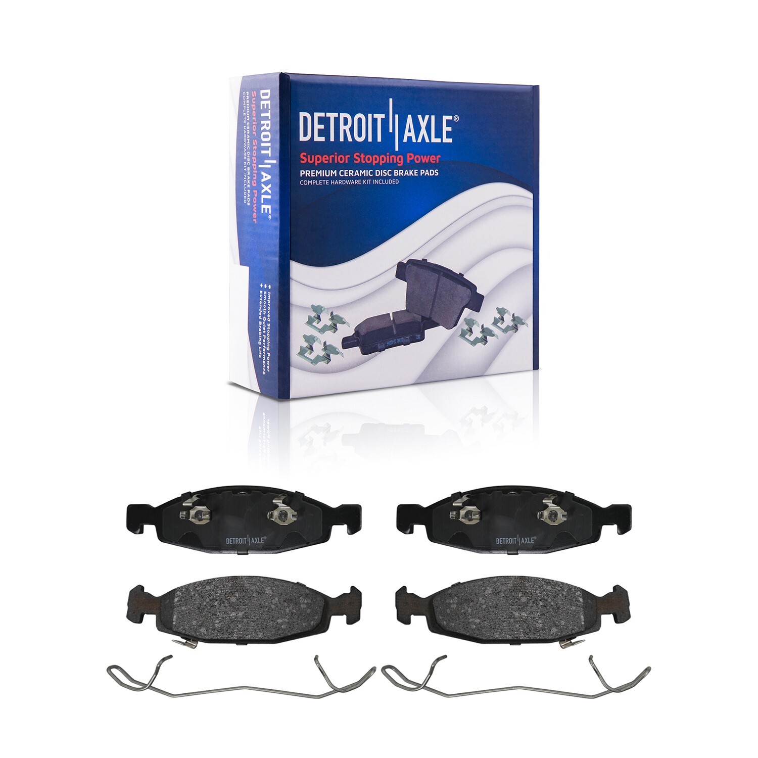 Front Drilled Brake Rotors + Ceramic Pads for 1999 – 2002 Jeep Grand Cherokee