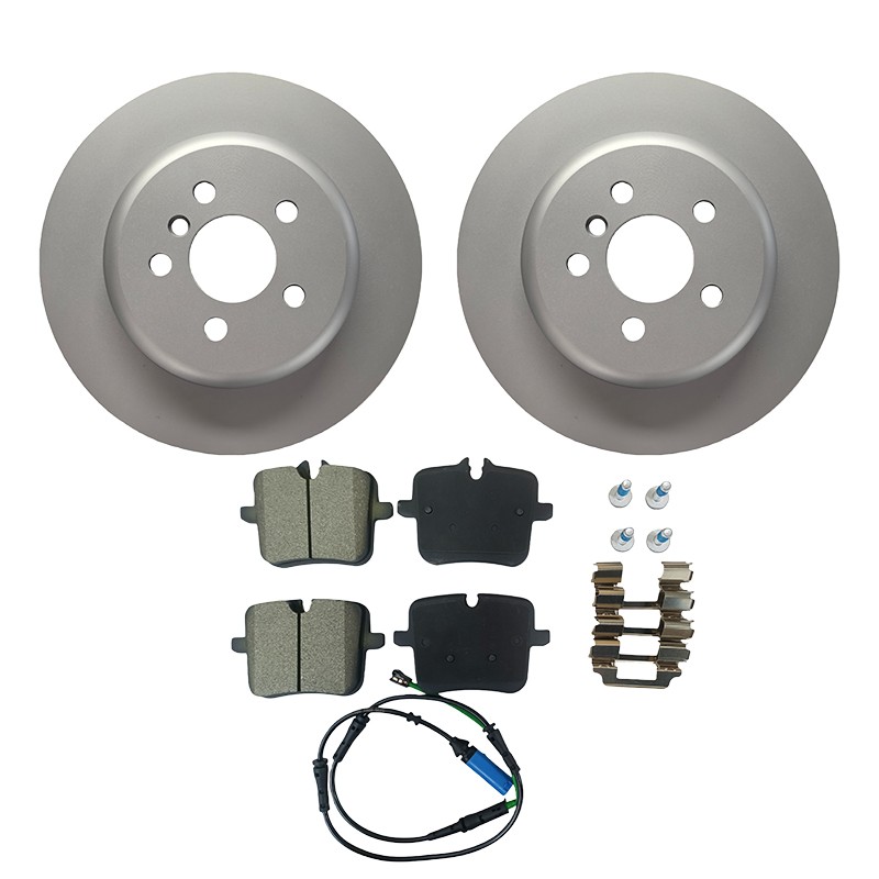 Rear Brake Kit Disc Rotor Ceramic Pads for BMW X3 2018 2019 2020 2021 2022 2023