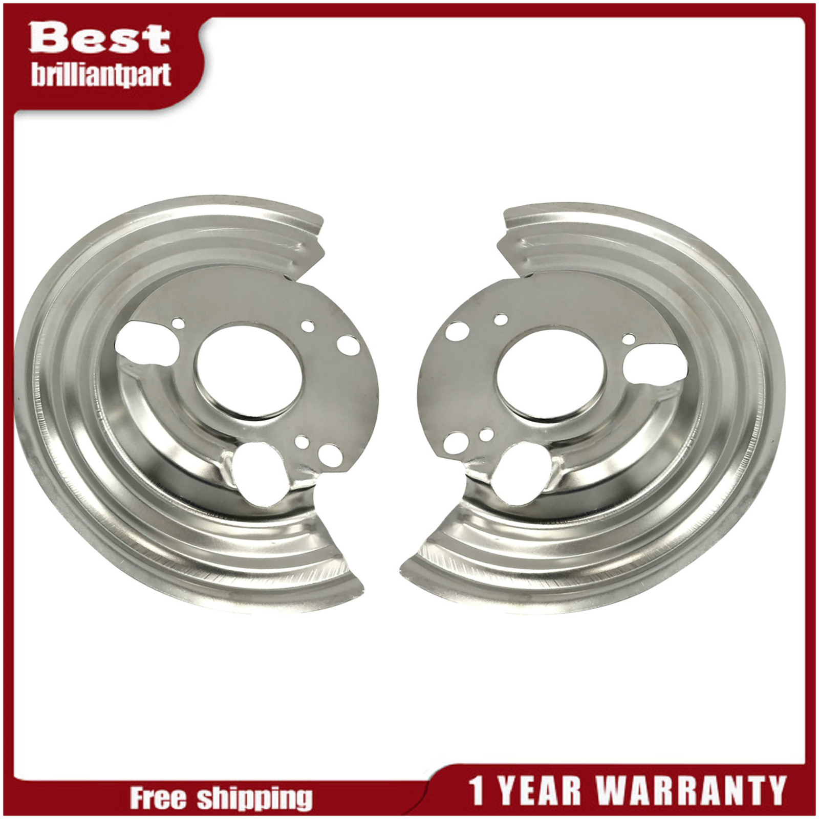 Pair Dust Shields Backing Plates For 1964 – 72 Dodge Charger Challenger Coronet