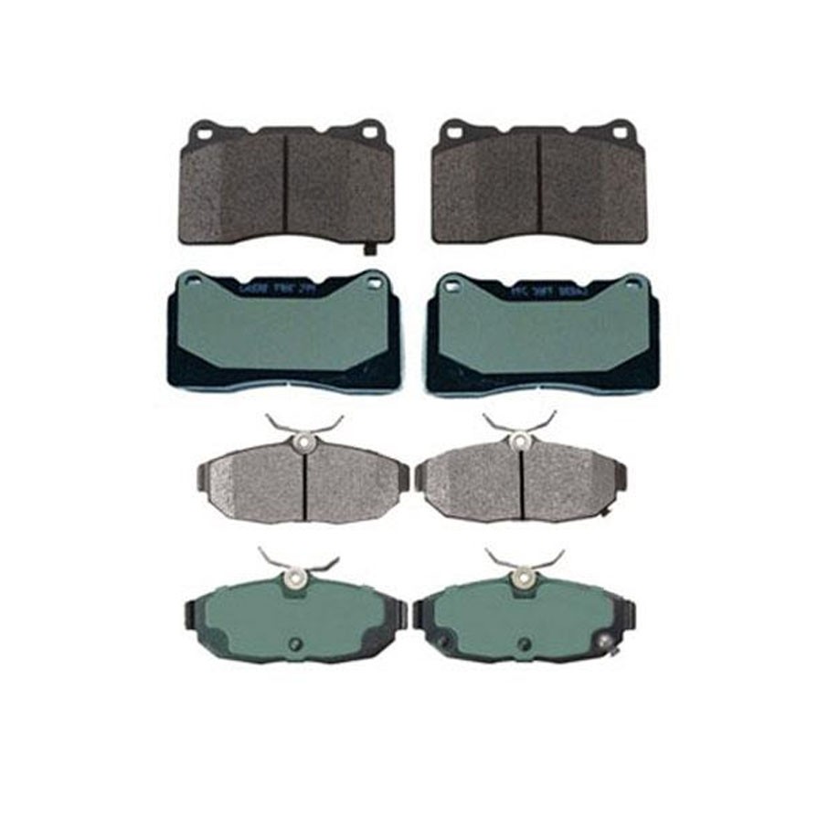 For Ford 2012-14 Mustang 5.4L 12-14 Boss 302 13.98 Inch F & R Ceramic Brake Pads
