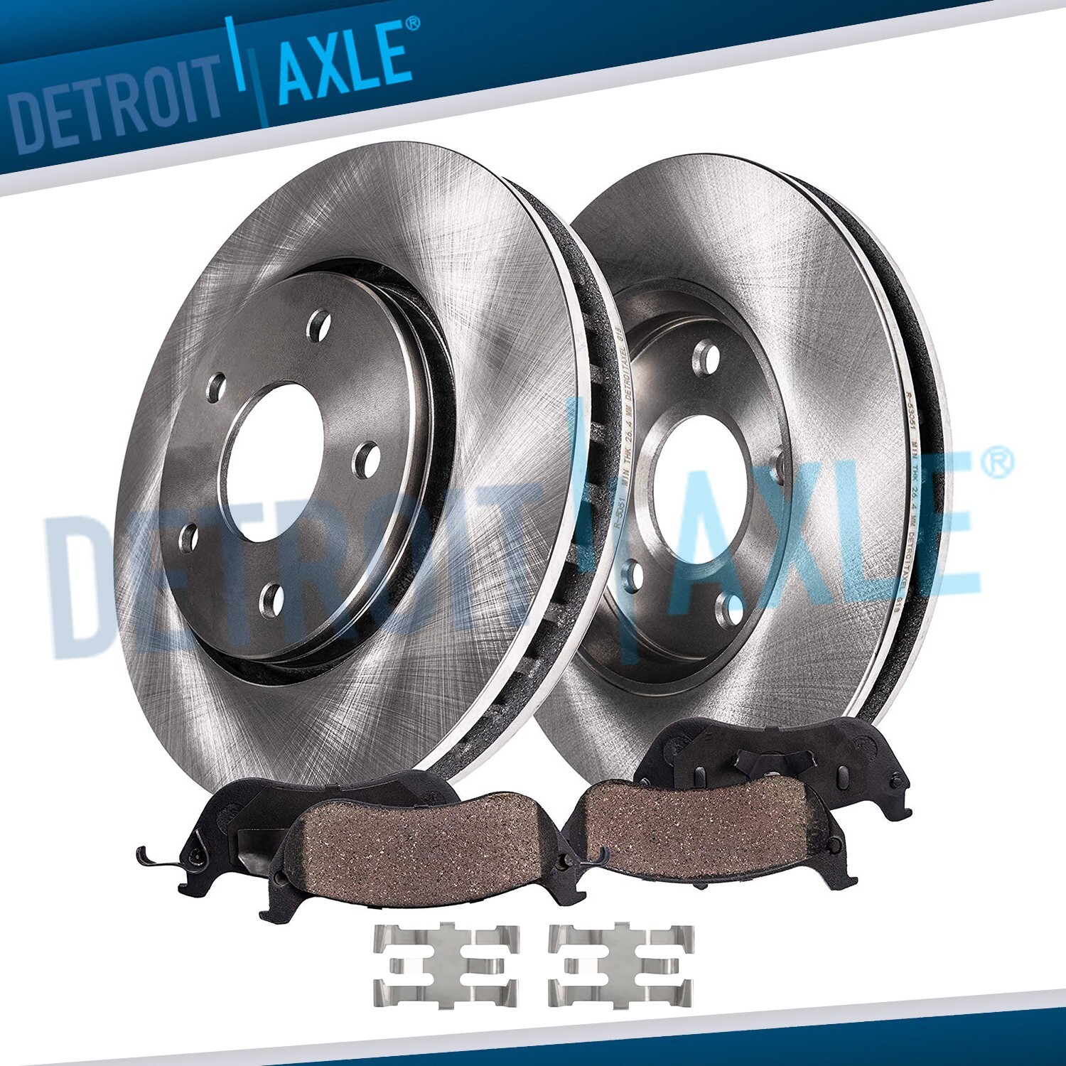 Rear Brake Rotors Ceramic Brake Pads w/ Hardware for INFINITI Q50 Q70 Q70L QX70