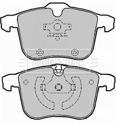 Borg & Beck Disc Brake Pad Set Pads BBP1942 – GENUINE – 5 YEAR WARRANTY