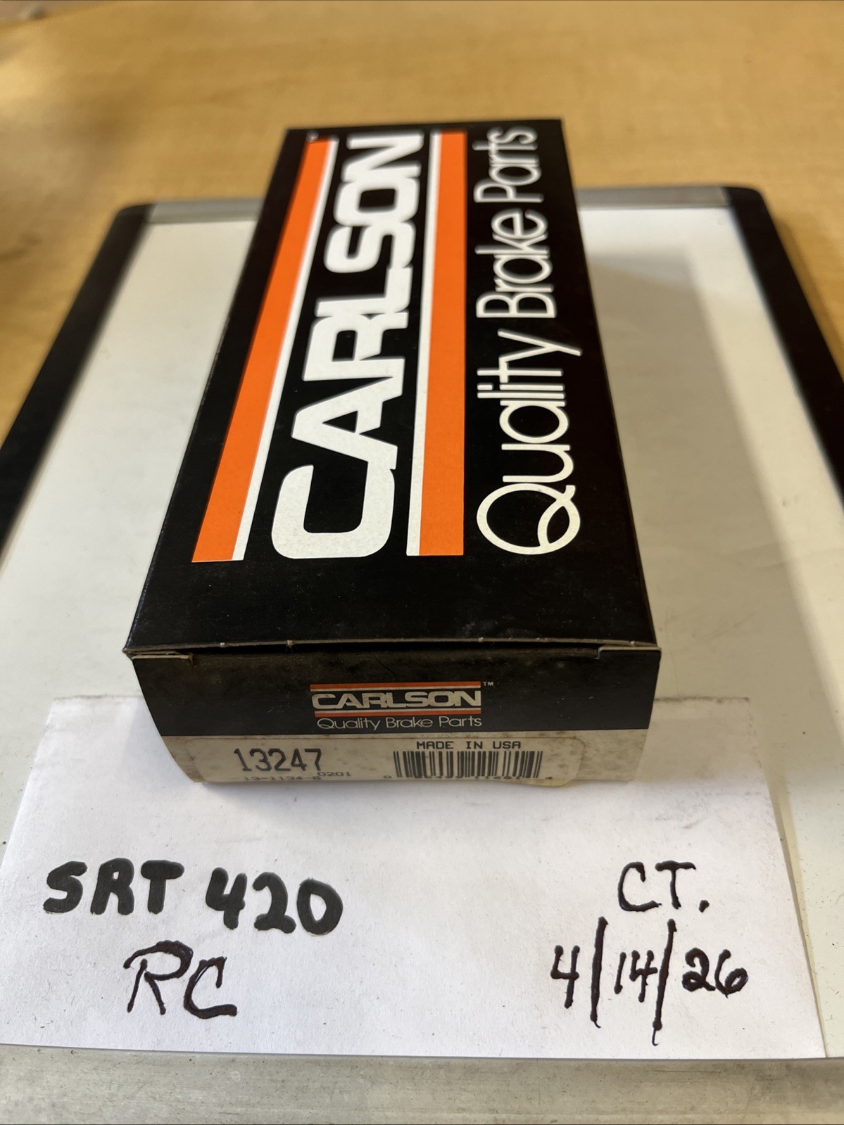 Carlson 13247 Disc Brake Hardware Kit For 90-98 323 Escort Miata Protege Tracer
