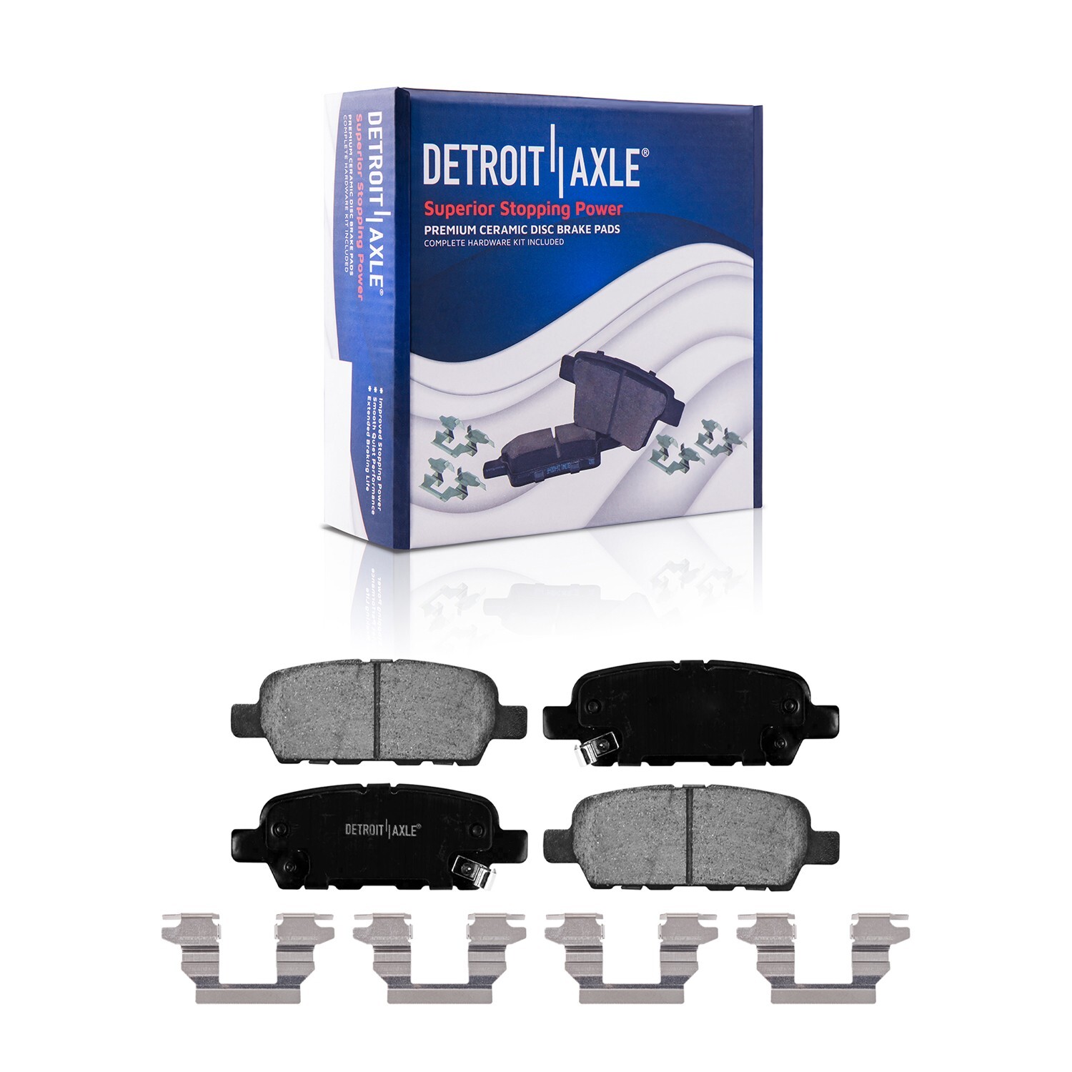 Front & Rear Disc Rotors + Ceramic Brake Pads for 2007-2012 Nissan Sentra SE-R