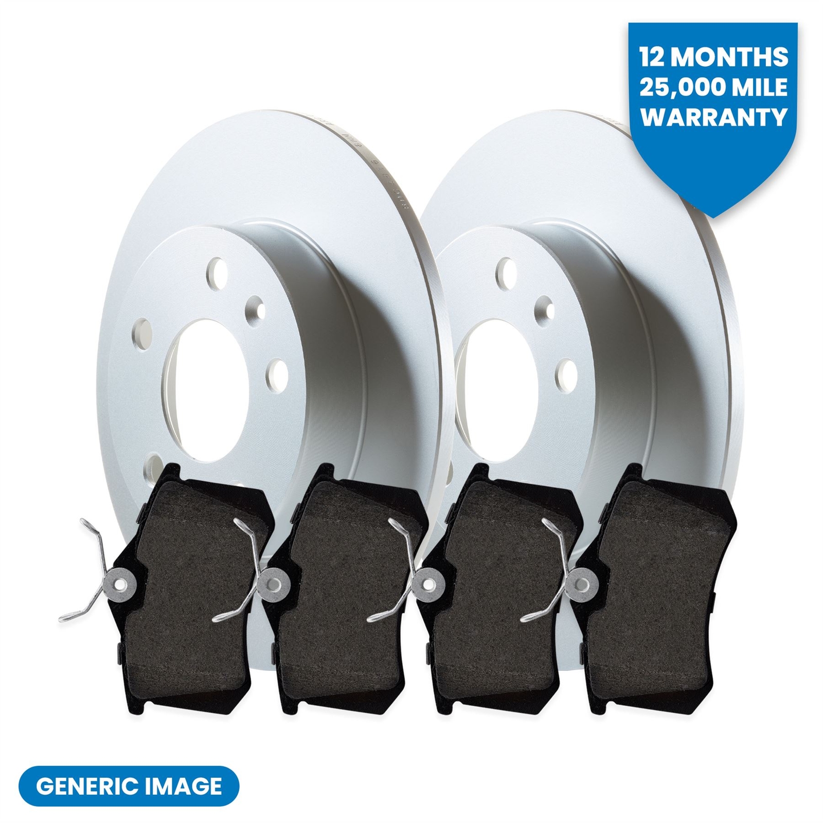 Rear Brake Discs & Pads Service Kit Braking System Fits Ford Sierra Scorpio
