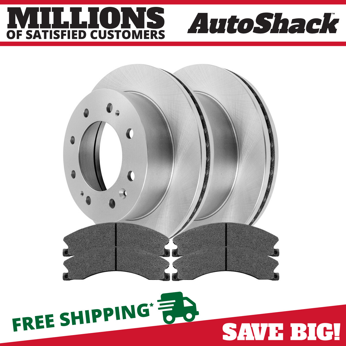 Front Brake Rotors and Pads for GMC Sierra 2500 HD Chevy Silverado 2500 HD 6.6L