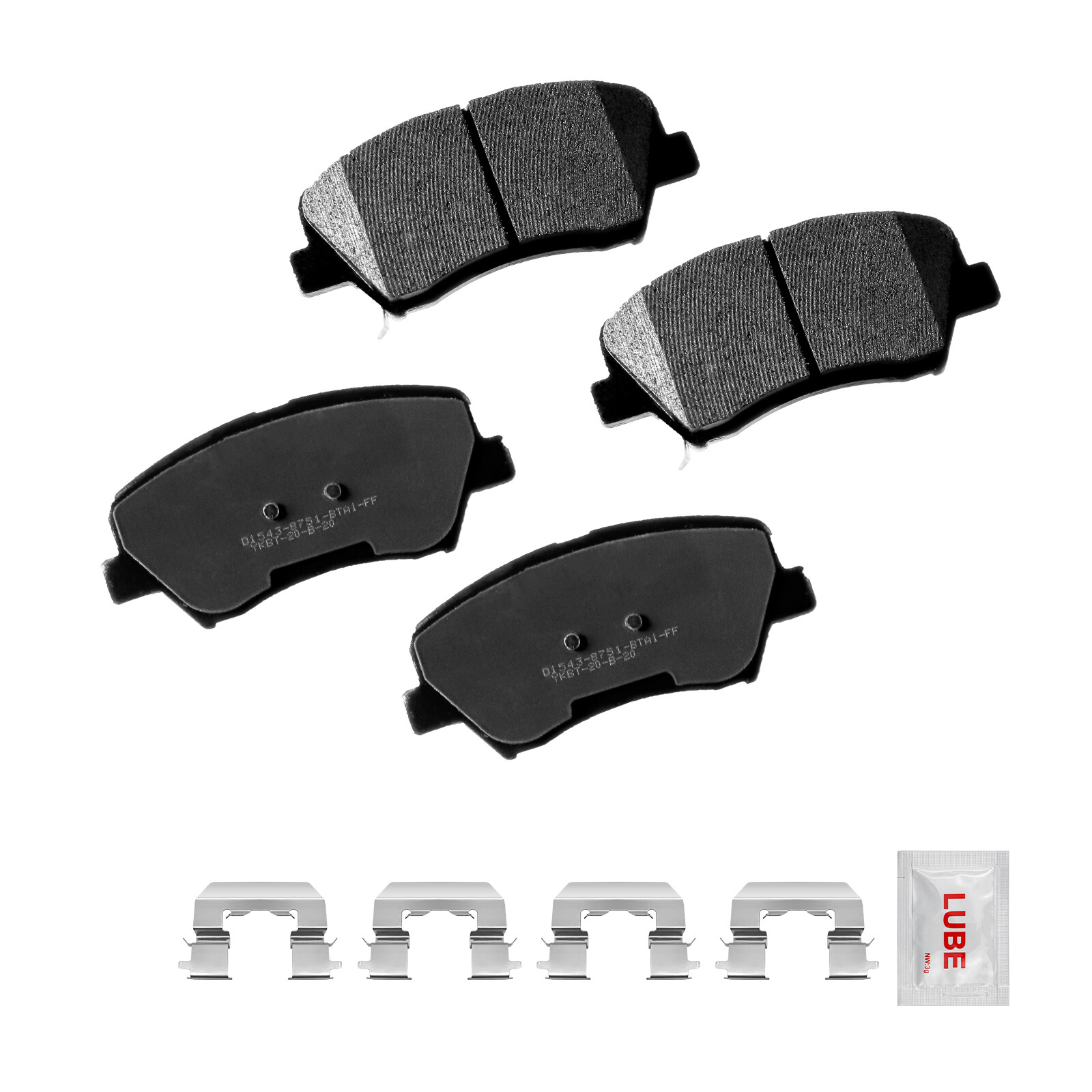 Front Rear Disc Brake Rotors Ceramic Pads For Hyundai Elantra Veloster Kia Forte