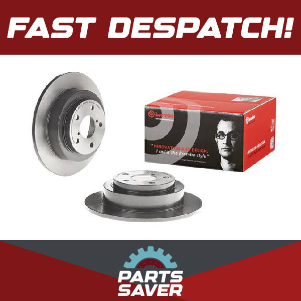 2x Brake Discs Pair Solid fits SUBARU FORESTER SG, SG9 2.5 Rear 02 to 12 266mm