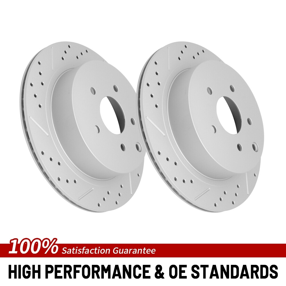 307.8mm Rear Brake Rotors For Nissan Murano Infiniti Pathfinder Qx60 Q50 Fx35