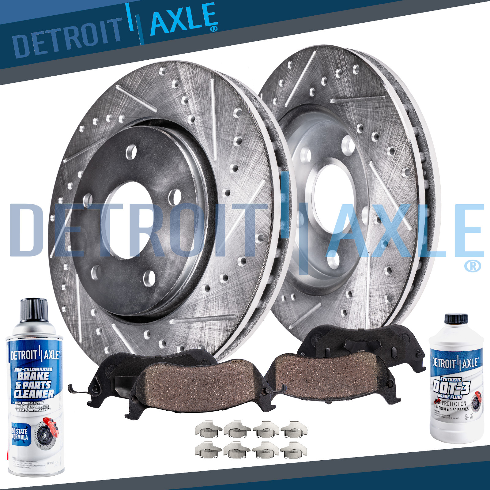Brake Rotors + Brake Pads for Legacy Baja Forester WRX Subaru Front Brakes Kit