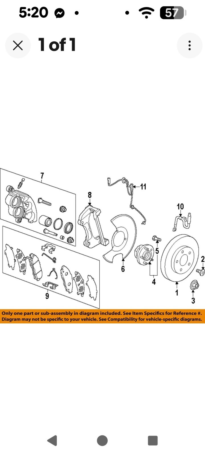 GM OEM 17-26 Acadia Front Suspension Brake Components-Splash Shield 23334436