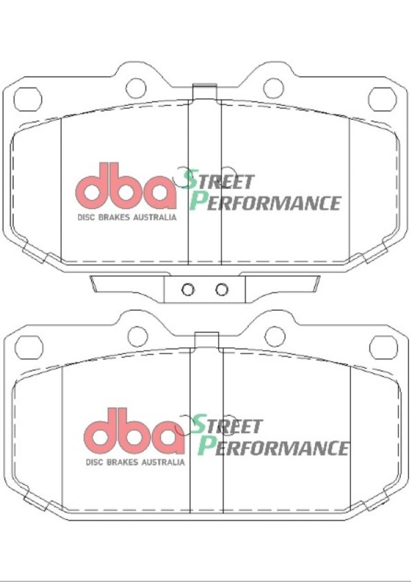 DBA Street Performance Brake Pads for Subaru Impreza 2006-2007 * Front Fit