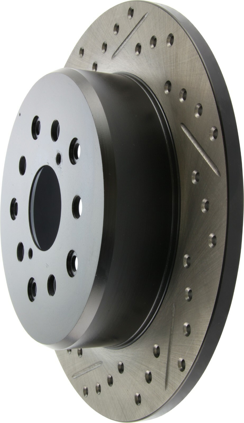 StopTech Sport Drilled & Slotted 1-Piece Rear Brake Rotor for 02-10 Lexus SC430