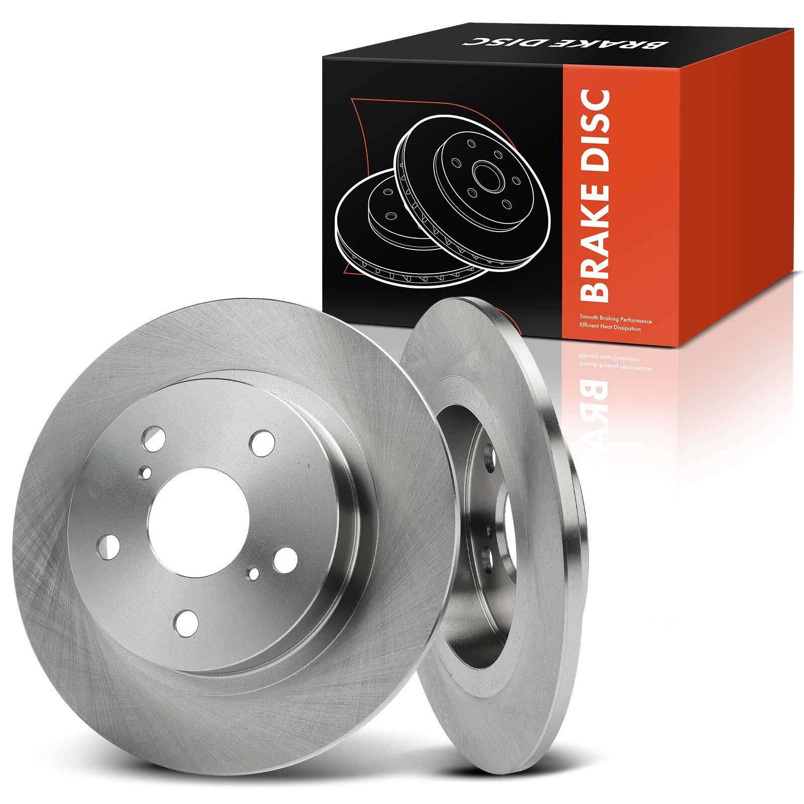 2Pcs Rear Disc Brake Rotors for Scion tc 2011 2012 2013 2014 2015 2016 L4 2.5L