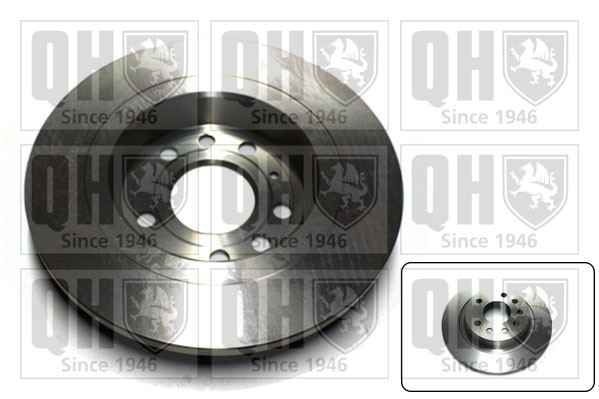 2x Brake Discs Pair Solid fits CADILLAC BLS 2.8 Rear 2006 on 278mm Set QH New