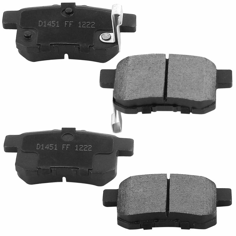 Rear Drilled Disc Rotors and Ceramic Pads for 2009 – 2014 Honda Accord Acura TSX