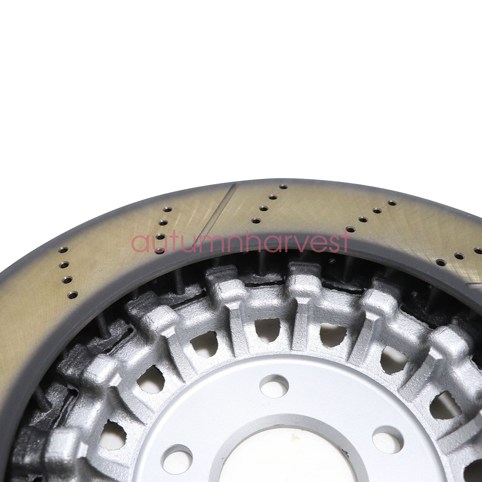 2x Performance Front 375mm Vented Brake Disc Rotors For Audi A6 A8 Q Q7 Q8