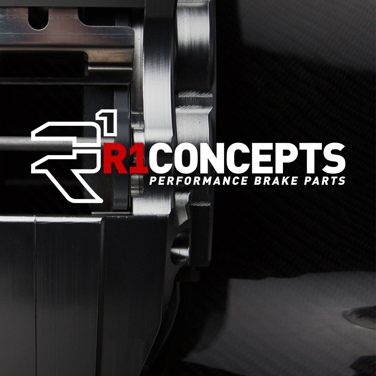 R1 for 05-18 Acura RDX Rear Carbon Coated Brake Rotor Set