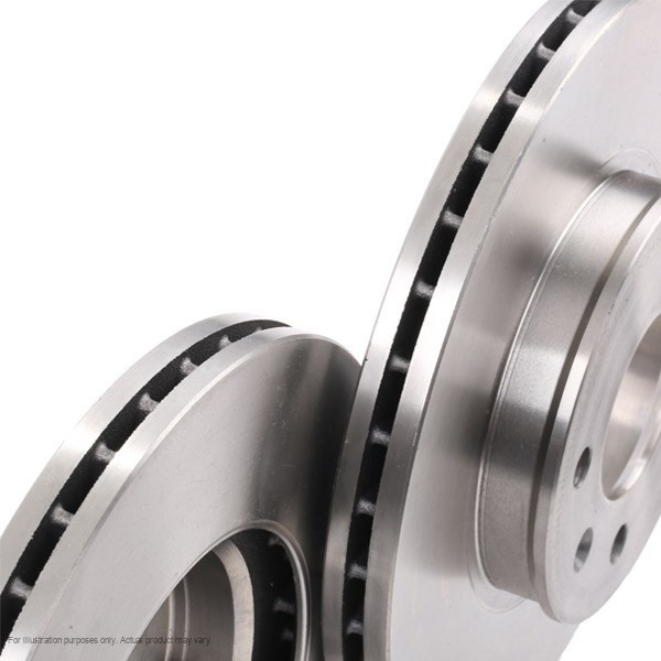 2X APEC Front Brake Discs for HYUNDAI ACCENT III 2005-10 256mm Vented SDK6286