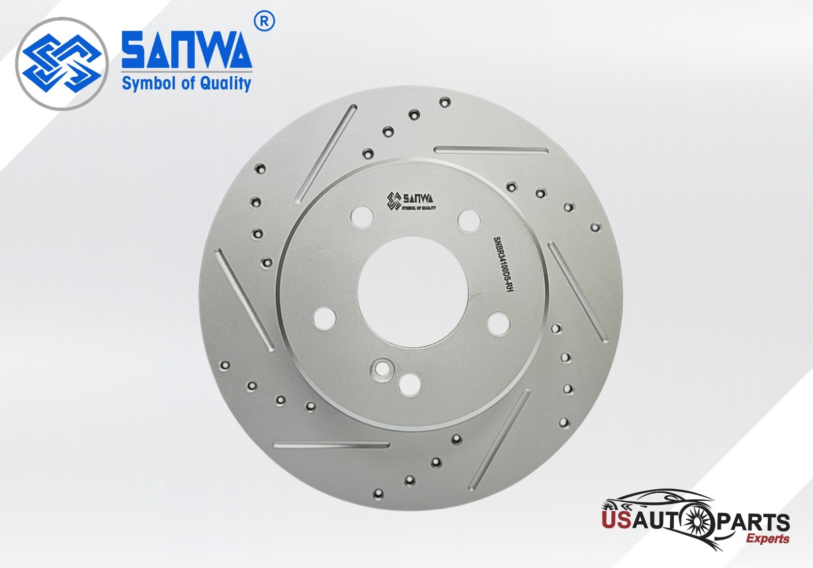 REAR RH BRAKE ROTOR SOLID & GEOMET COATED D&S 290mm FOR MERCEDES-BENZ 96-11 3.0L
