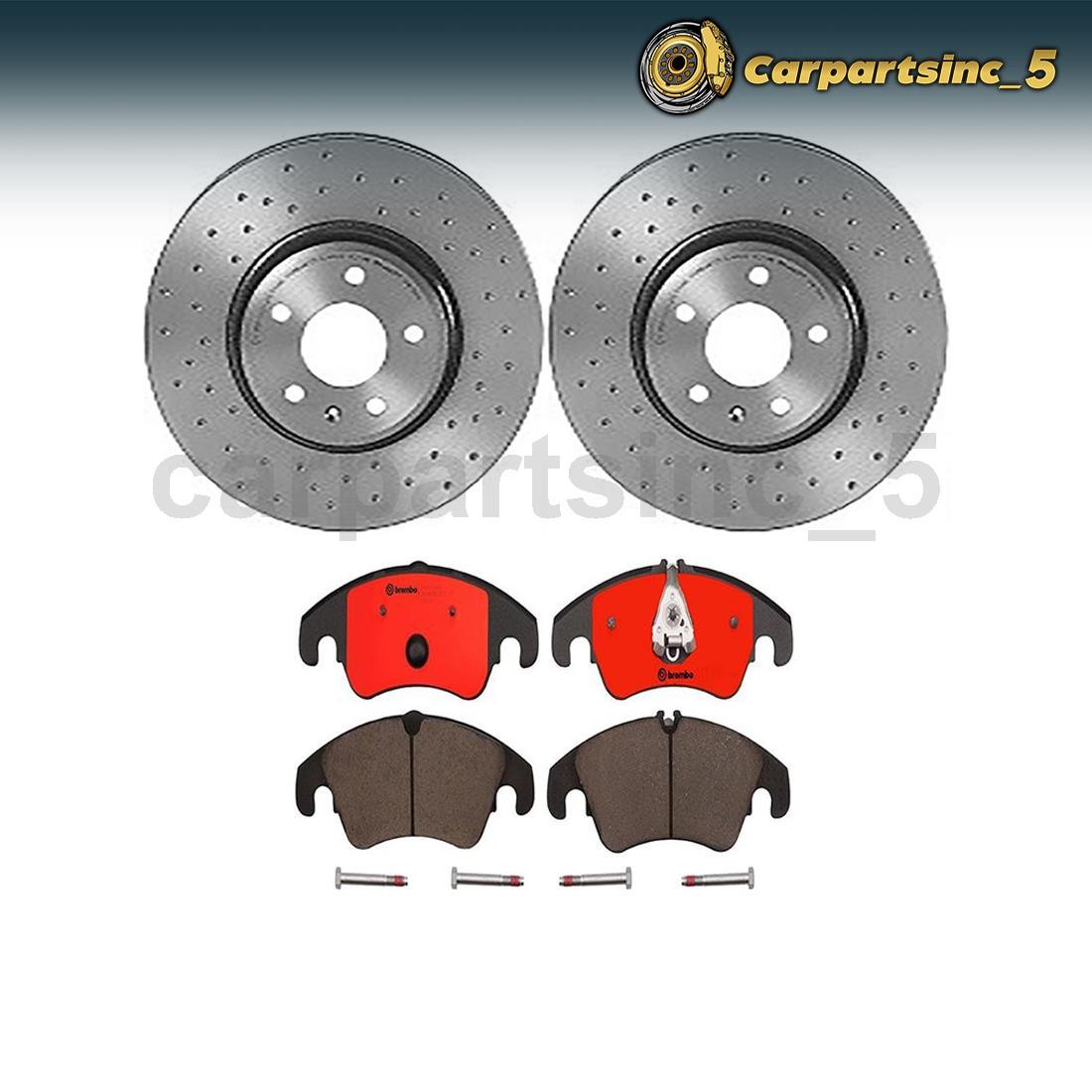 Brake Pad Brake Rotor Front Fits 2009 Audi A4 A4 Quattro A5 Quattro Q5