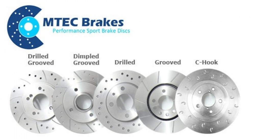 MTEC Rear Brake Discs 230mm for Volkswagen Golf Mk4 GTI 1.8T 150 BHP 1997-2004