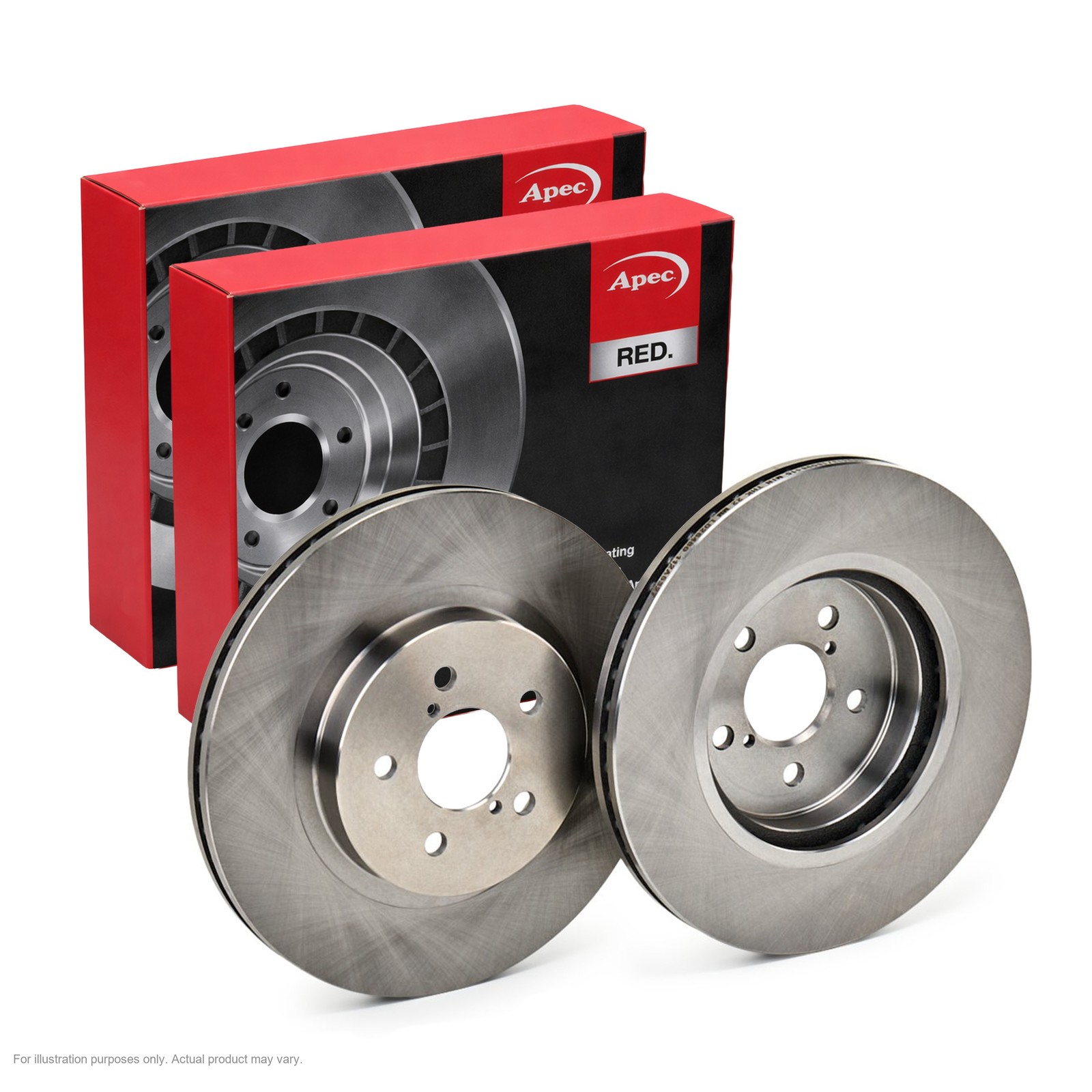 2X APEC Front Brake Discs for SUBARU XV 2017- 294mm Vented DSK4100