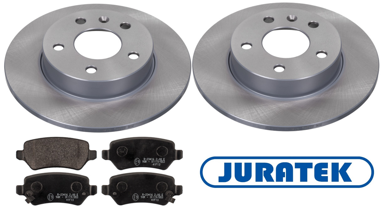 For Vauxhall/Opel – Zafira B MK2 2005-2014 Rear 264mm Brake Discs and Pads