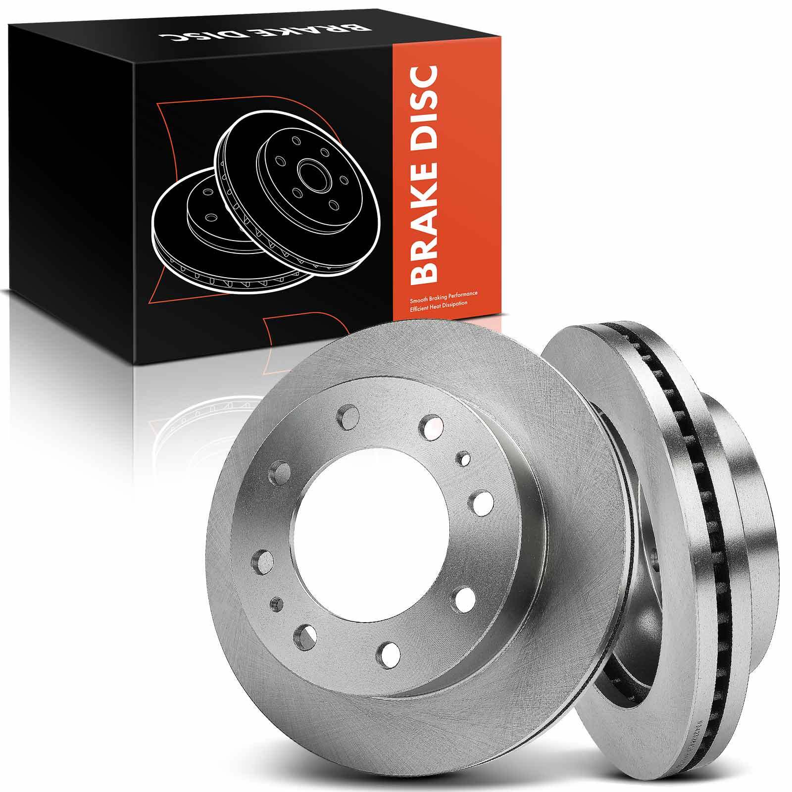 2x Disc Brake Rotors for Chevrolet Express 3500 2003-2021 GMC Sierra 3500 Front