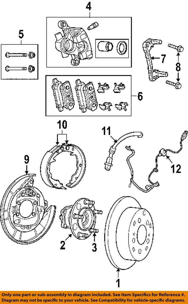 CHRYSLER OEM 07-17 200 Rear Suspension Brake Components-Rotor 5105515AA