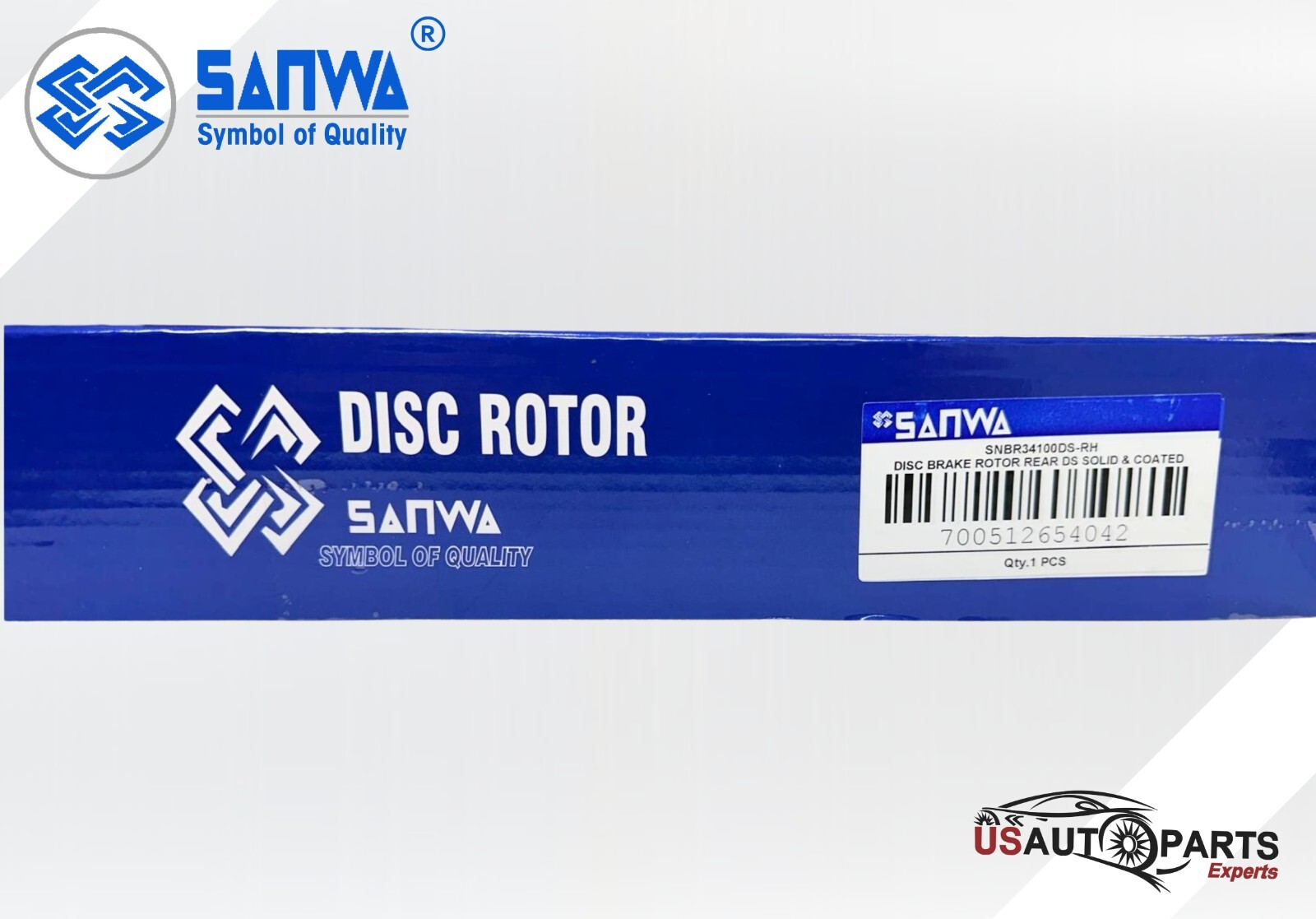 REAR RH BRAKE ROTOR SOLID & GEOMET COATED D&S 290mm FOR MERCEDES-BENZ 96-11 3.0L