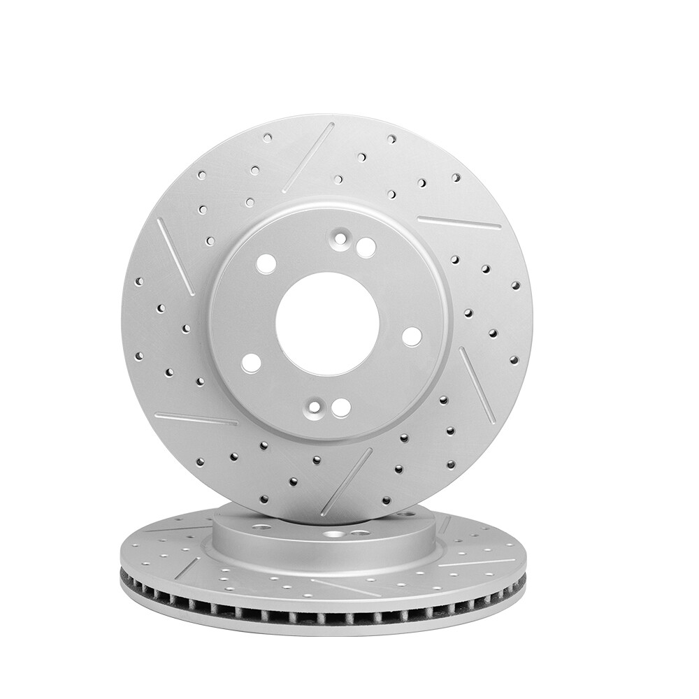 For Hyundai Elantra Kia Forte Koup Front Rear Disc Rotors Ceramic Brake Pads Kit