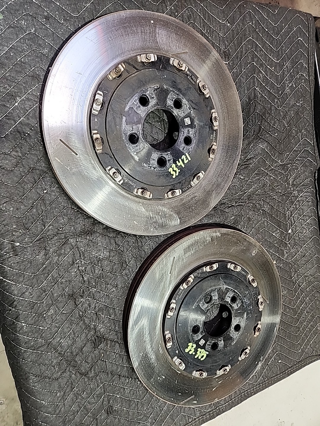 2021-2023 Charger Challenger Scat Pack Hellcat OEM Brembo Front Brake Rotors