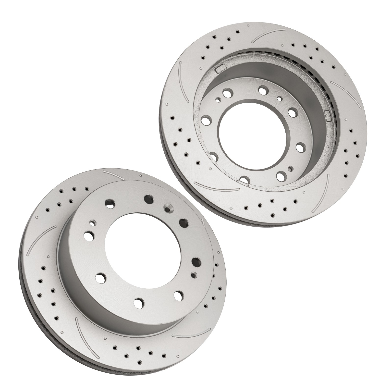 2X Front Rotors for 2011-2024 Chevy Silverado 2500 3500 HD GMC Sierra 2500 HD