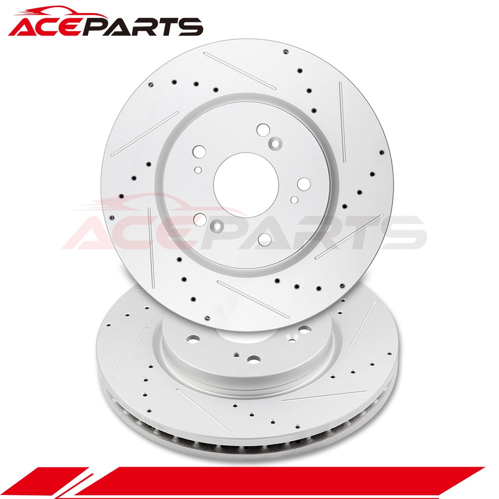 Front Brake Discs Rotors Fits 2007 2008 2009 Ford Edge G3000 Casting 2pcs/set