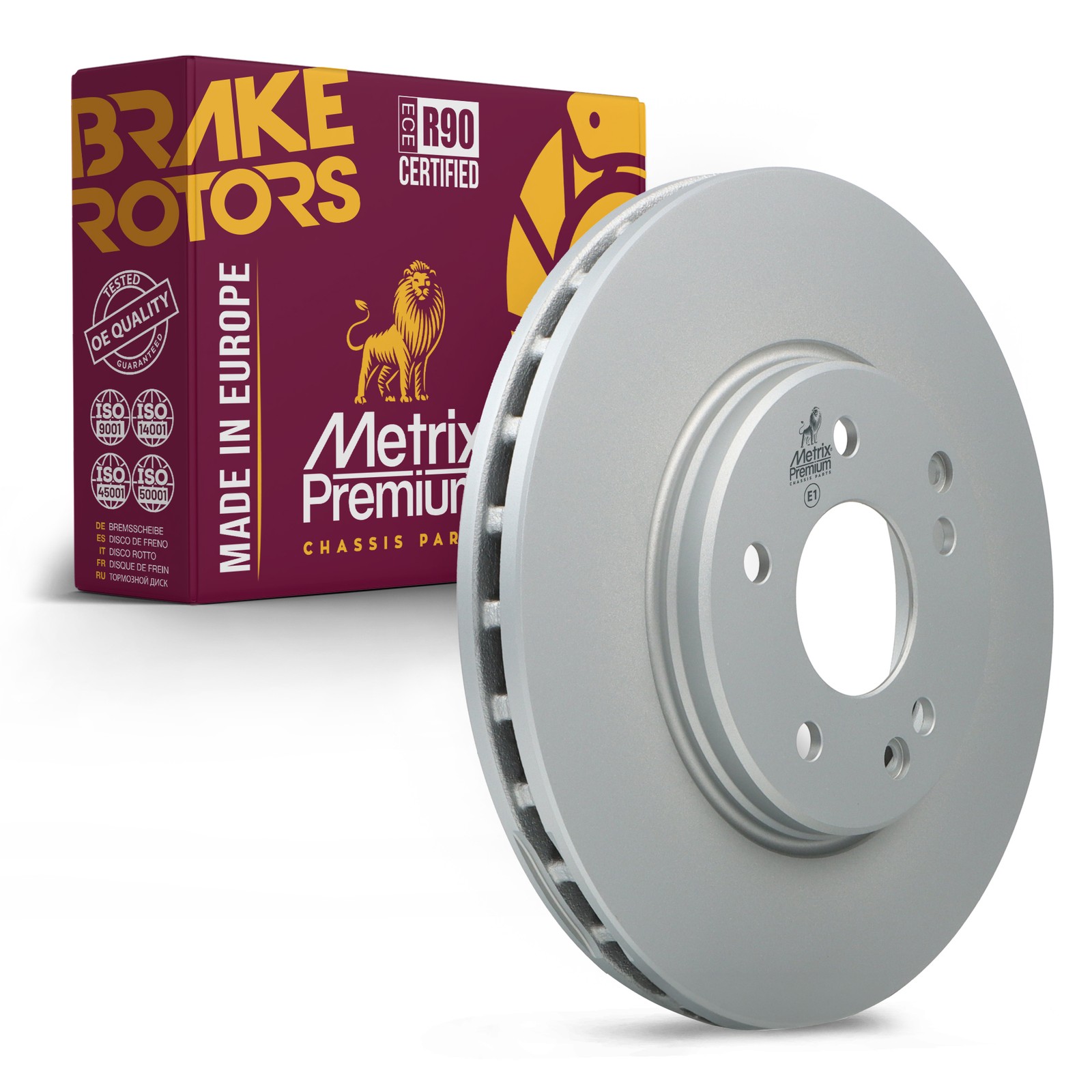 Front Disc Brake Rotor For 04-08 Chrysler Crossfire Mercedes-Benz C230 C240