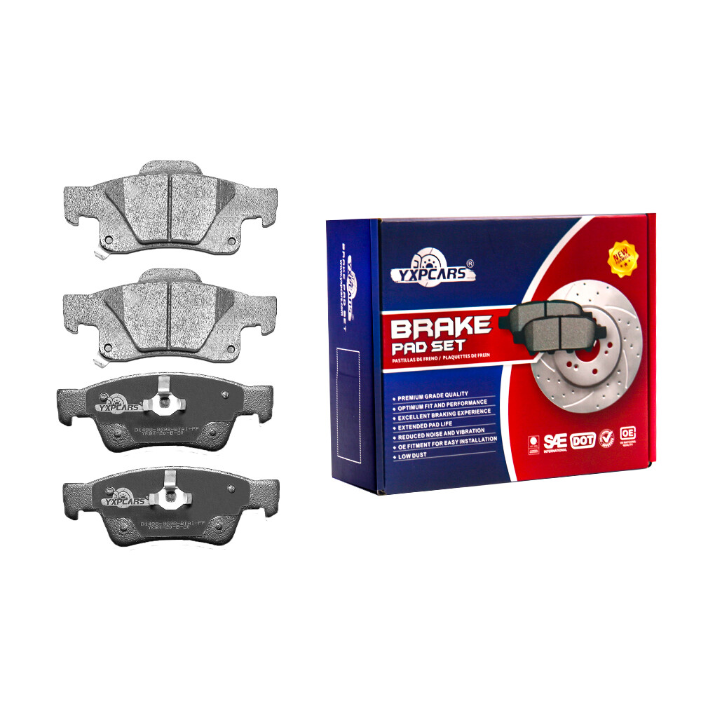 Rear Disc Rotors Ceramic Brake Pads For Dodge Durango Grand Cherokee 2011 – 2020