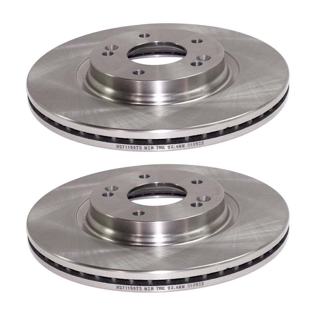 For Hyundai Veloster 2019 2020 2021 Brake Discs Front | Pair | Plain Surface