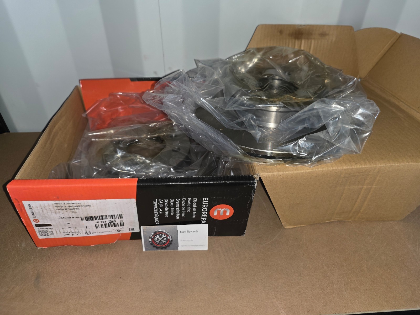 Eurorepar Hyundai I20 08 – 15 Front Brake Discs Set 1618887080