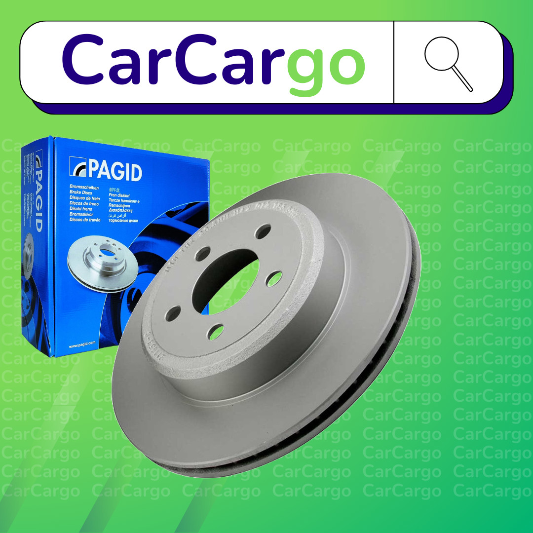 Pagid Vented Rear Brake Discs Pair For Chrysler 300C 3.5 AWD 2004-2010 320 mm