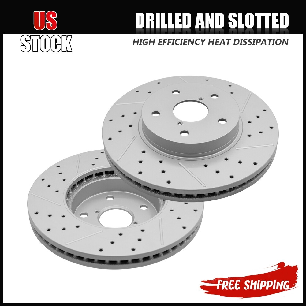293.5mm Front Disc Brake Rotors For 2015 2016 2017 2018 2019 Subaru Legacy 2.5L