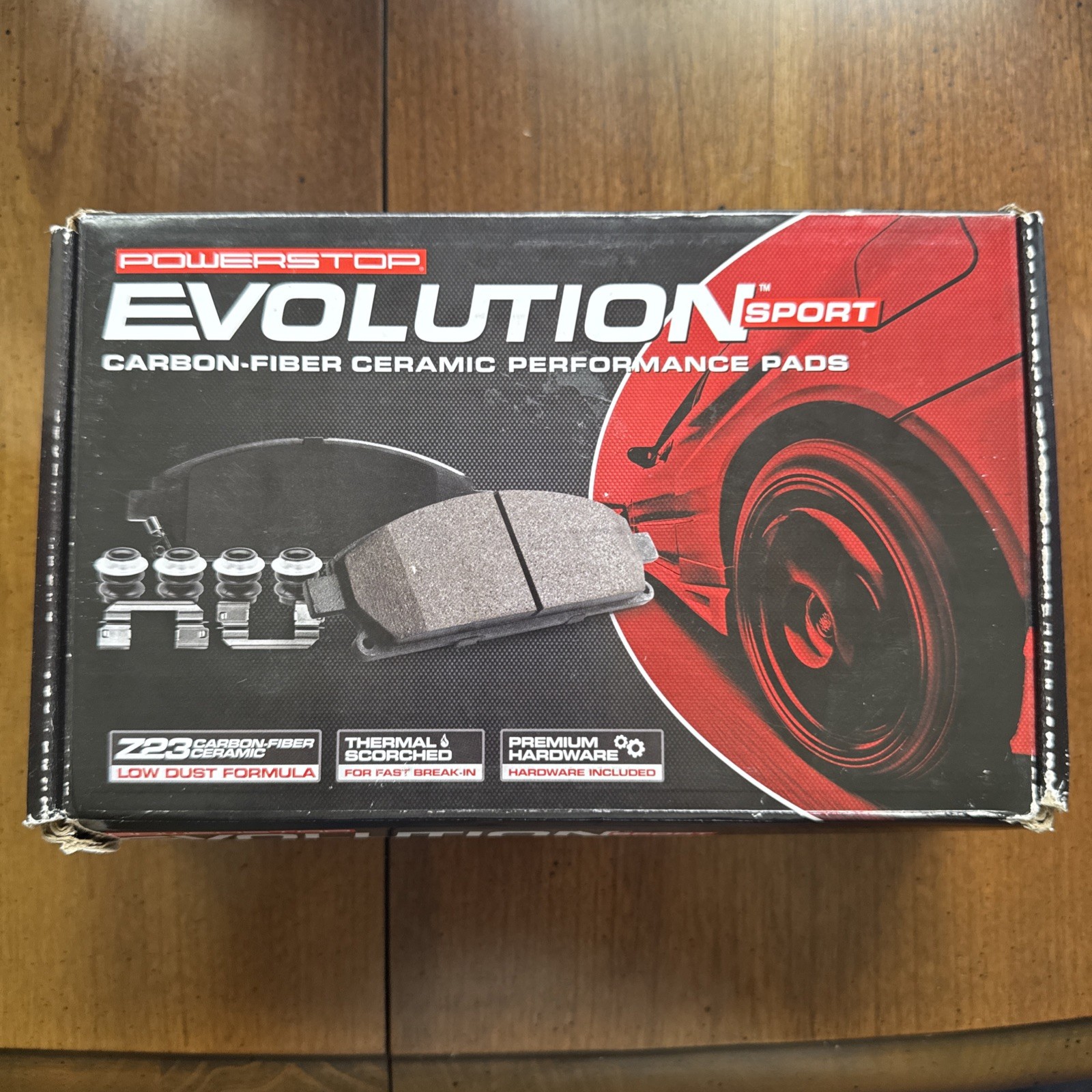 Power Stop Z23-1630 Evolution Sport Carbon Fiber Ceramic Brake Pads